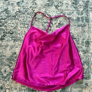 Wild Fable Pink Satin Cami Top
